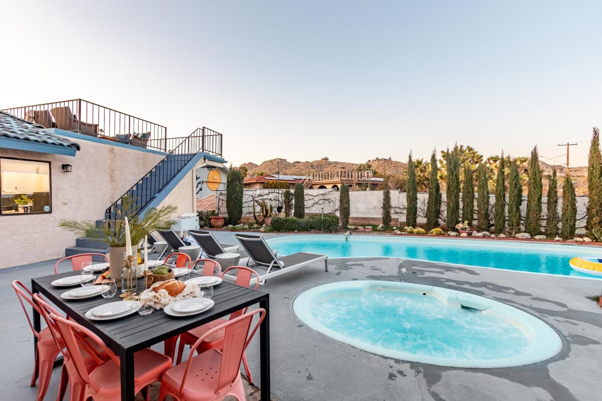 Archie By Avantstay Desert Retreat W Courtyard Edge Of Joshua Tree 尤卡谷 外观 照片